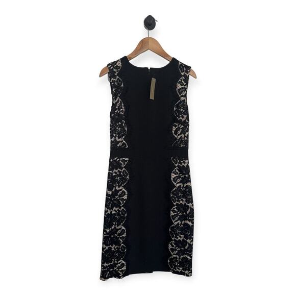 J.CREW Dresses & Skirts - NWT J.Crew Black Lace Sheath Dress Size 0 Sleeveless Cocktail Party E5631